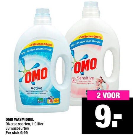 Omo   wasmiddel folder aanbieding bij  Big Bazar - details