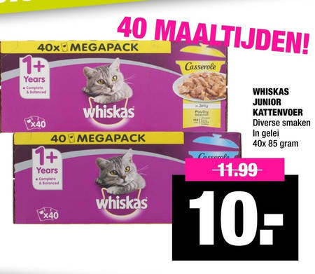 Whiskas   kattenvoer folder aanbieding bij  Big Bazar - details