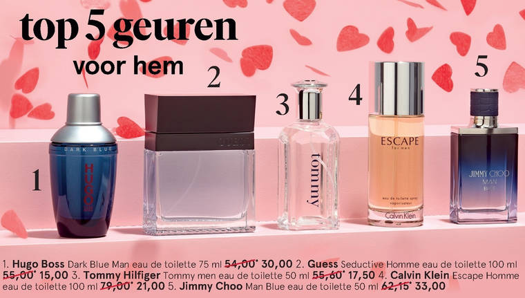 Hugo Boss   eau de toilette folder aanbieding bij  Etos - details