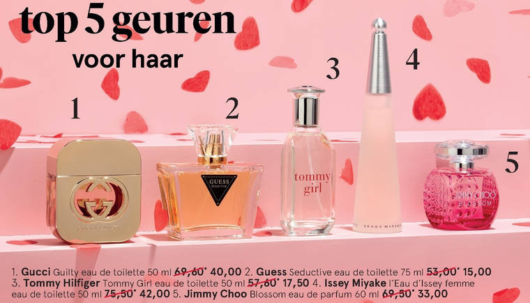 Gucci   eau de parfum, eau de toilette folder aanbieding bij  Etos - details