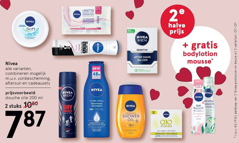 Nivea   handcreme, deodorant folder aanbieding bij  Etos - details