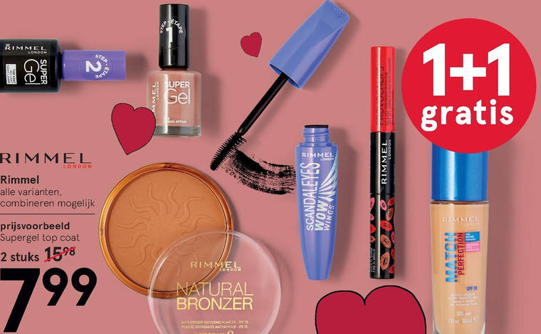 Rimmel   gezichtspoeder, cosmetica folder aanbieding bij  Etos - details