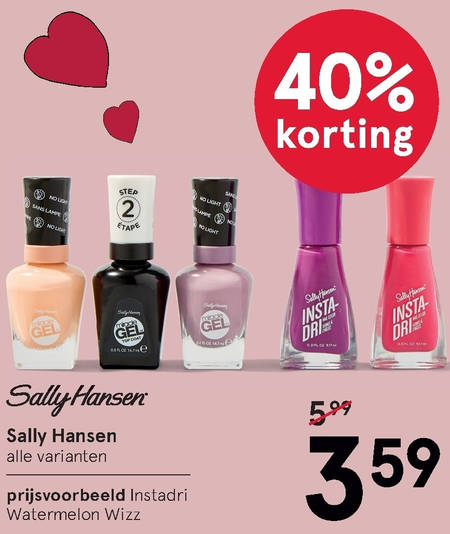 Sally Hansen   nagellak folder aanbieding bij  Etos - details