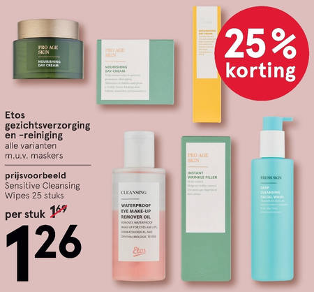 Etos Huismerk   dagcreme, gezichtsreiniging folder aanbieding bij  Etos - details