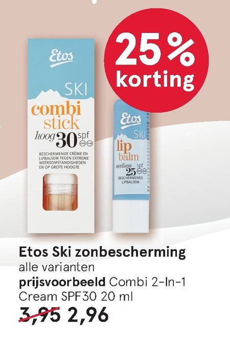 Etos Huismerk   zonnebrandolie folder aanbieding bij  Etos - details