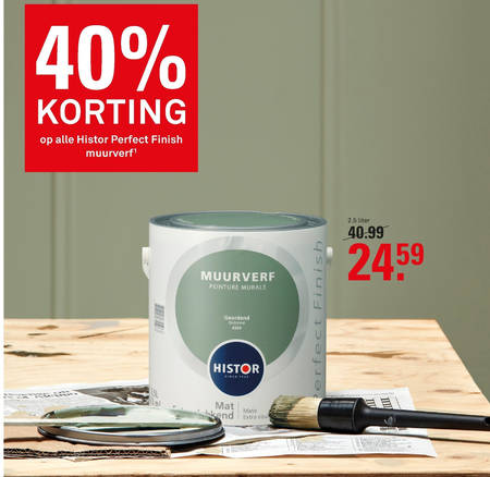 Histor   muurverf folder aanbieding bij  Karwei - details