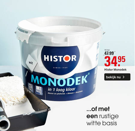 Histor   muurverf folder aanbieding bij  Karwei - details