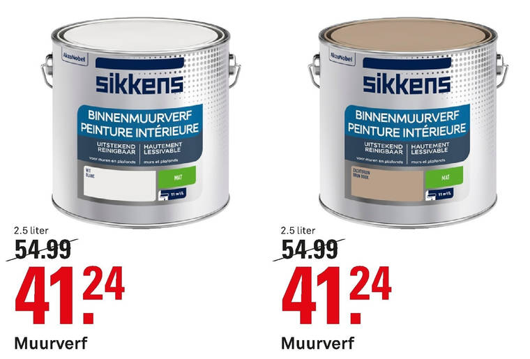 Sikkens   muurverf folder aanbieding bij  Karwei - details