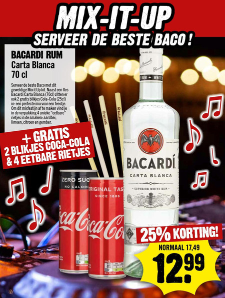 Bacardi   rum folder aanbieding bij  Dirck III - details