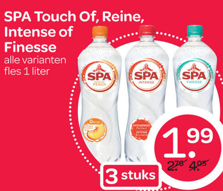 Spa   mineraalwater folder aanbieding bij  Spar - details