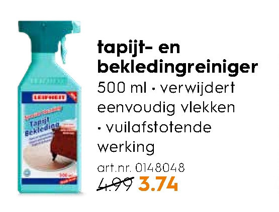 Leifheit   tapijtreiniger folder aanbieding bij  Blokker - details