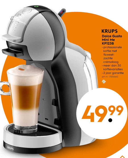 Krups   dolce gusto apparaat folder aanbieding bij  Blokker - details