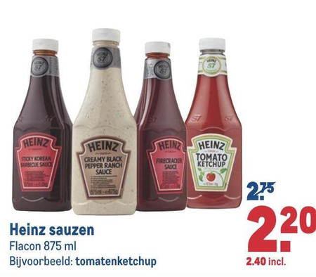 Heinz   tomatenketchup, snacksaus folder aanbieding bij  Makro - details