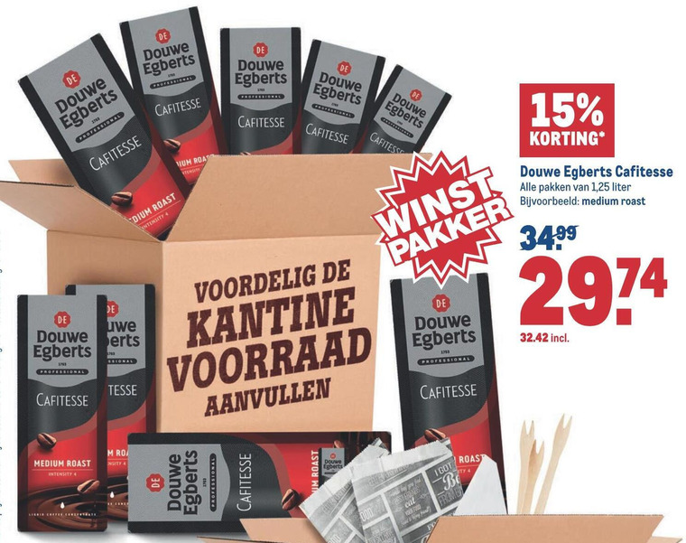 Douwe Egberts   ijskoffie folder aanbieding bij  Makro - details