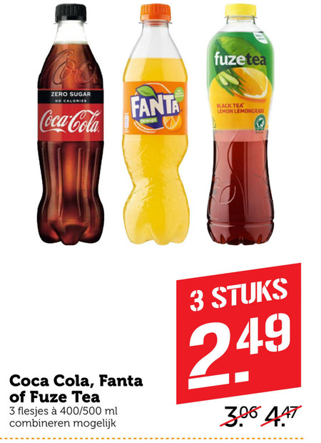 Coca-Cola   frisdrank, ice tea folder aanbieding bij  Coop - details