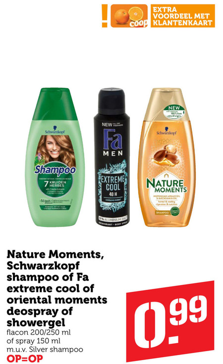 Fa   shampoo, douchegel folder aanbieding bij  Coop - details