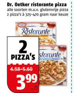 Dr Oetker   diepvriespizza folder aanbieding bij  Poiesz - details