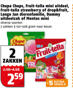 Mentos   lollie, snoep folder aanbieding bij  Poiesz - details