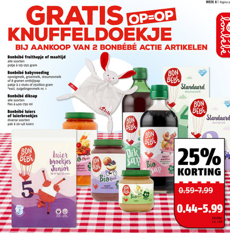 Bonbebe   luiers, luierbroekjes folder aanbieding bij  Poiesz - details