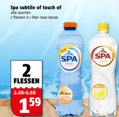 Spa en Fruit   fruitdrank folder aanbieding bij  Poiesz - details