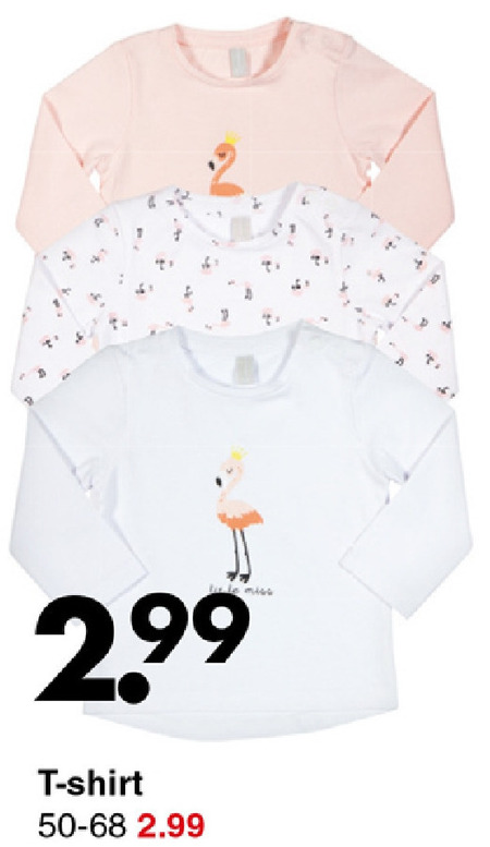 Speel annuleren Mechanisch baby t-shirt folder aanbieding bij Wibra - details