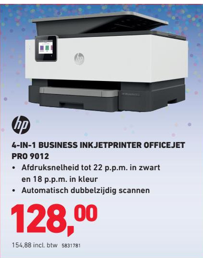HP   all-in-one printer folder aanbieding bij  Office Centre - details