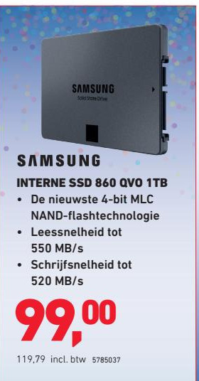 Samsung   ssd harde schijf folder aanbieding bij  Office Centre - details