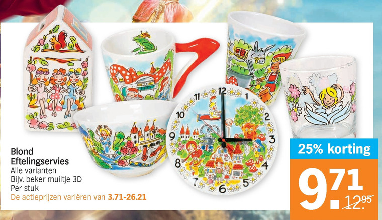 Matron Relatieve grootte niveau Blond Amsterdam servies folder aanbieding bij Albert Heijn - details