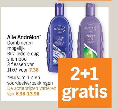 Andrelon   conditioner, cremespoeling folder aanbieding bij  Albert Heijn - details