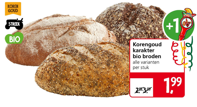 Korengoud   brood folder aanbieding bij  Jan Linders - details