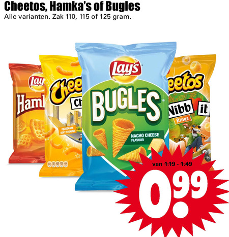 Cheetos   zoutje folder aanbieding bij  Dirk - details