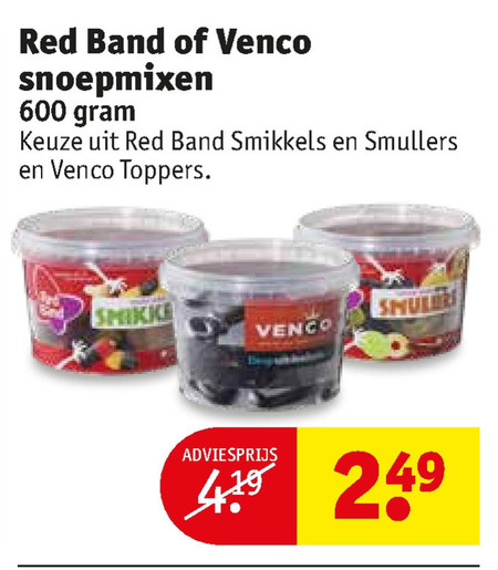 Red Band   drop, snoep folder aanbieding bij  Kruidvat - details