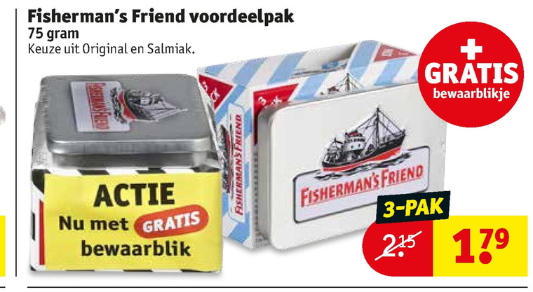 Fishermans Friend   keelpastilles folder aanbieding bij  Kruidvat - details