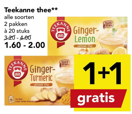 Teekanne   thee folder aanbieding bij  Deen - details