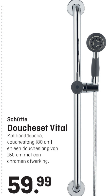 Schutte   doucheset folder aanbieding bij  Hubo - details