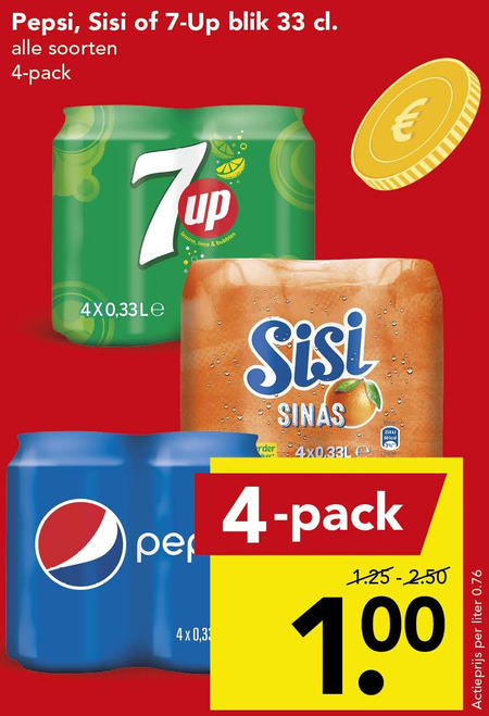 Sisi   cola, frisdrank folder aanbieding bij  Deen - details