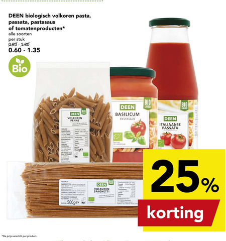 Deen Huismerk   spaghetti, macaroni folder aanbieding bij  Deen - details