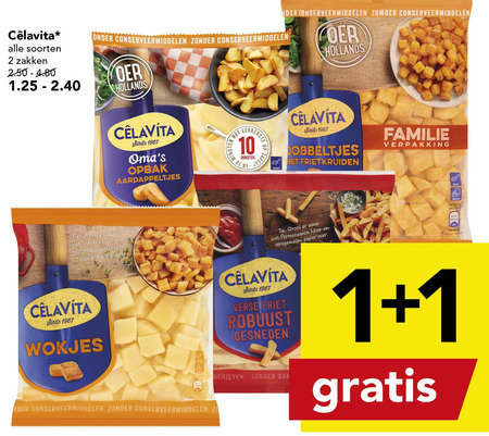 CelaVita   aardappelproduct folder aanbieding bij  Deen - details