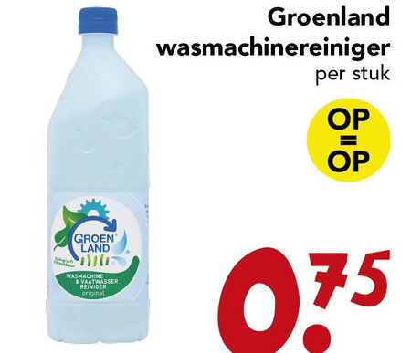 Kan niet lezen of schrijven omvatten Schrikken Groenland wasmachinereiniger folder aanbieding bij Deen - details