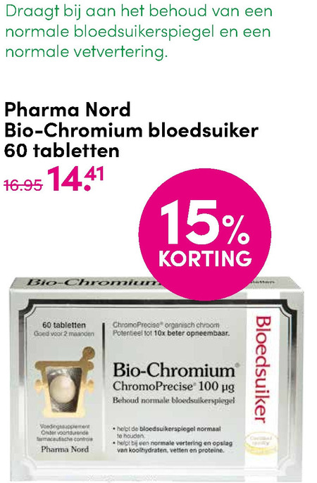 Pharma Nord   voedingssupplement folder aanbieding bij  DA - details