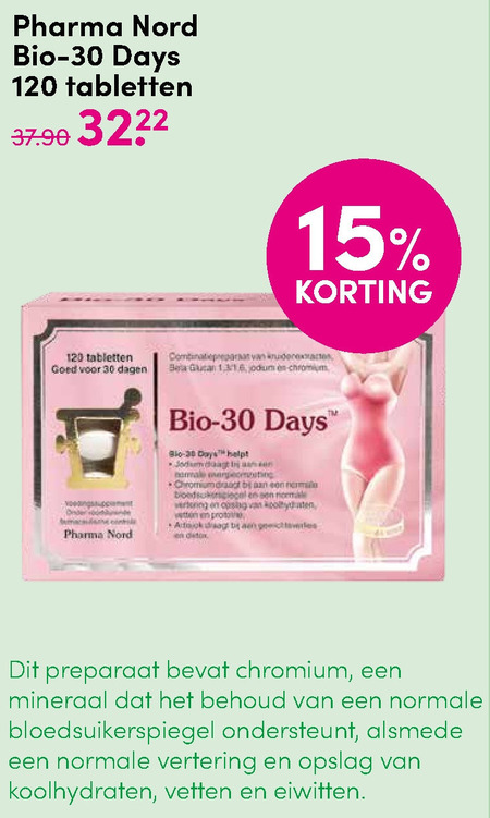 Pharma Nord   voedingssupplement folder aanbieding bij  DA - details