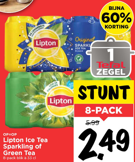 Lipton   ice tea folder aanbieding bij  Vomar - details