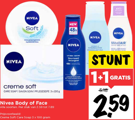 Nivea   bodylotion, handzeep folder aanbieding bij  Vomar - details