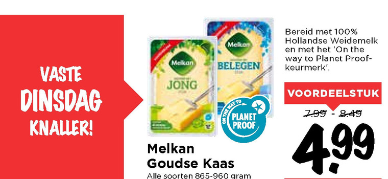 Melkan   kaas folder aanbieding bij  Vomar - details