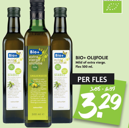 Bio Plus   olijfolie folder aanbieding bij  Dekamarkt - details