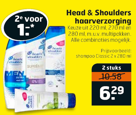 Head and Shoulders   shampoo folder aanbieding bij  Trekpleister - details