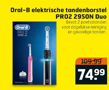 Braun Oral-B   electrische tandenborstel folder aanbieding bij  Trekpleister - details