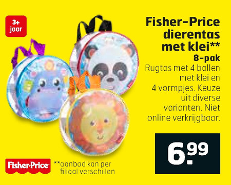 Fisher Price   kleispeelsets folder aanbieding bij  Trekpleister - details