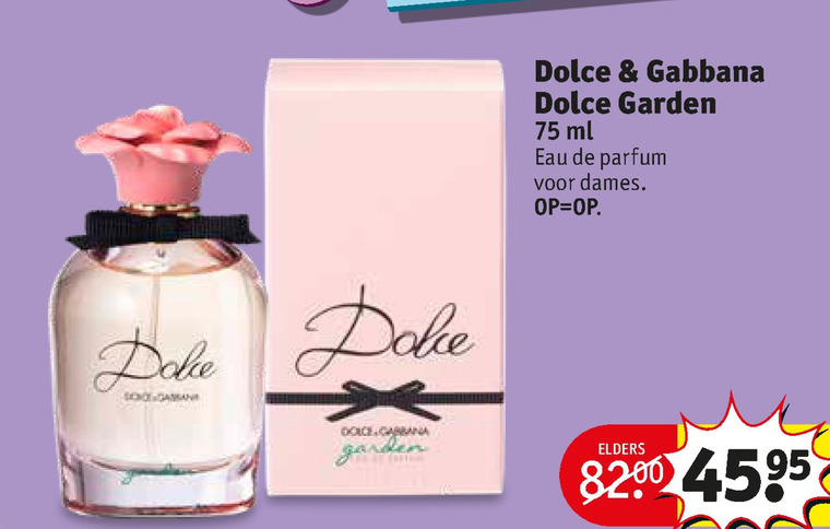 Dolce and Gabanna   eau de parfum folder aanbieding bij  Kruidvat - details
