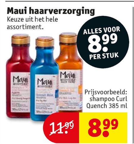 Maui   shampoo, conditioner folder aanbieding bij  Kruidvat - details